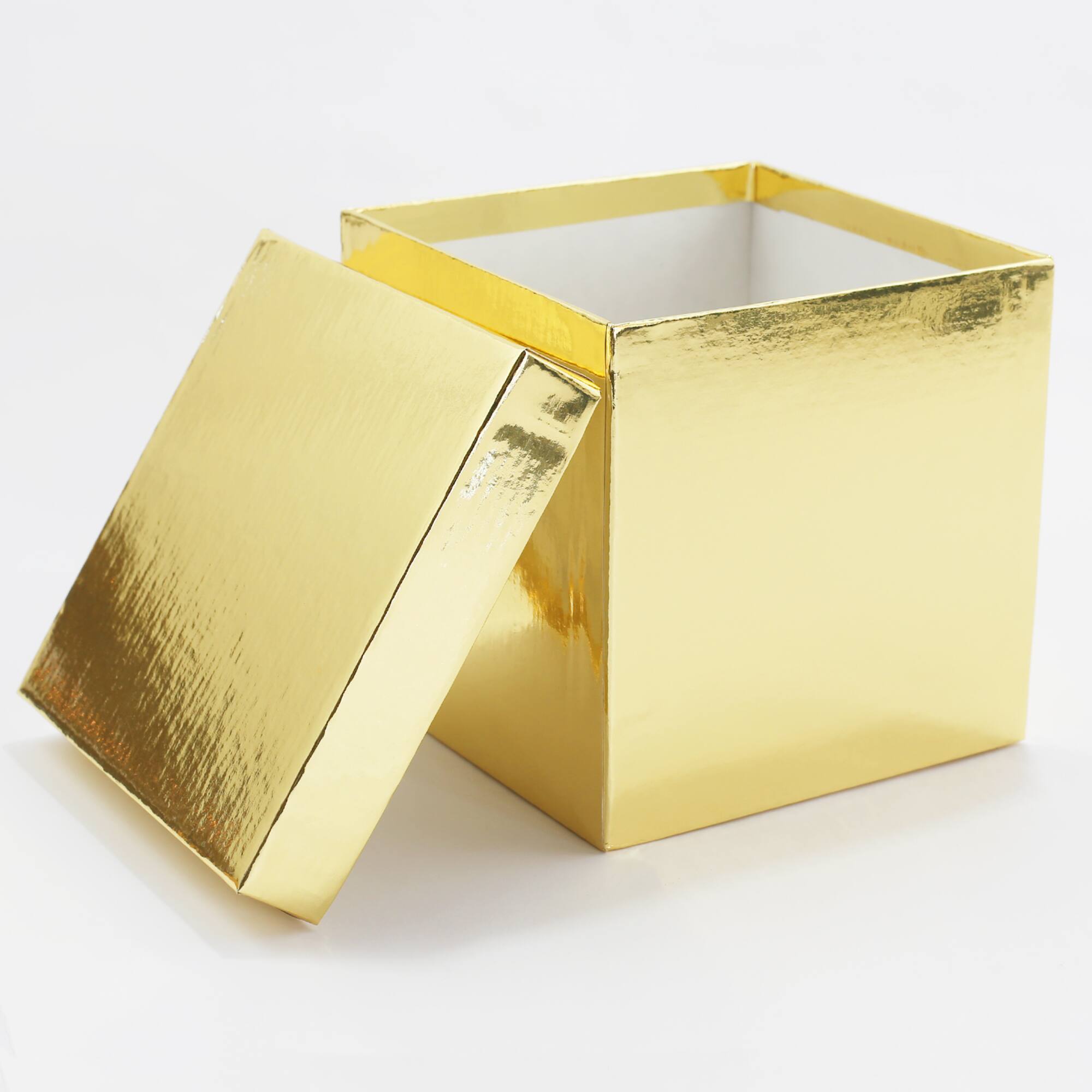 6 Pack: Medium Gold Box by Celebrate It™